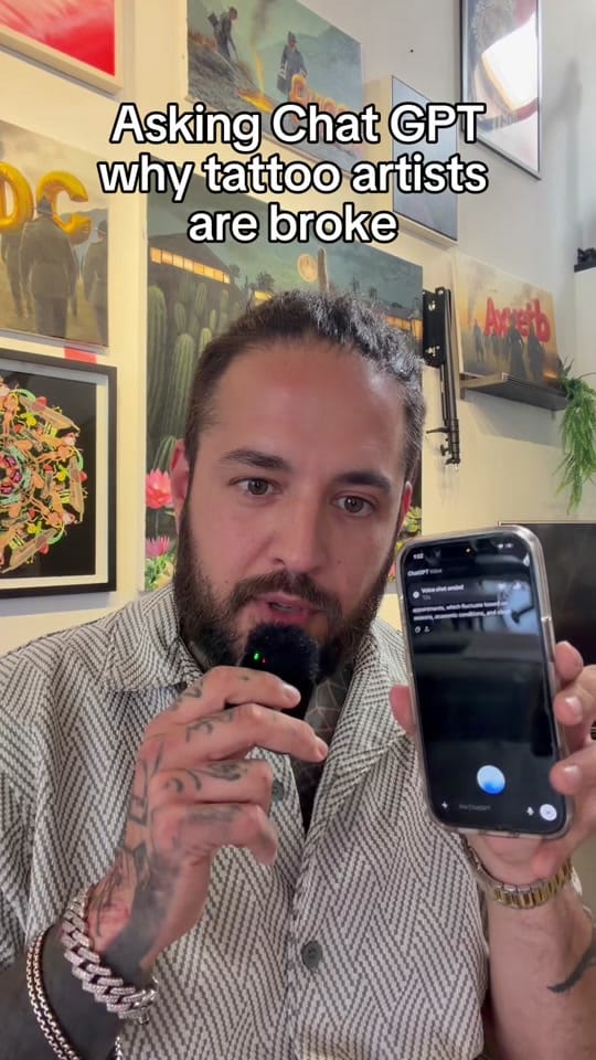 Post 1 by Supreme Drone Tattoo Artist LA on TikTok (video)