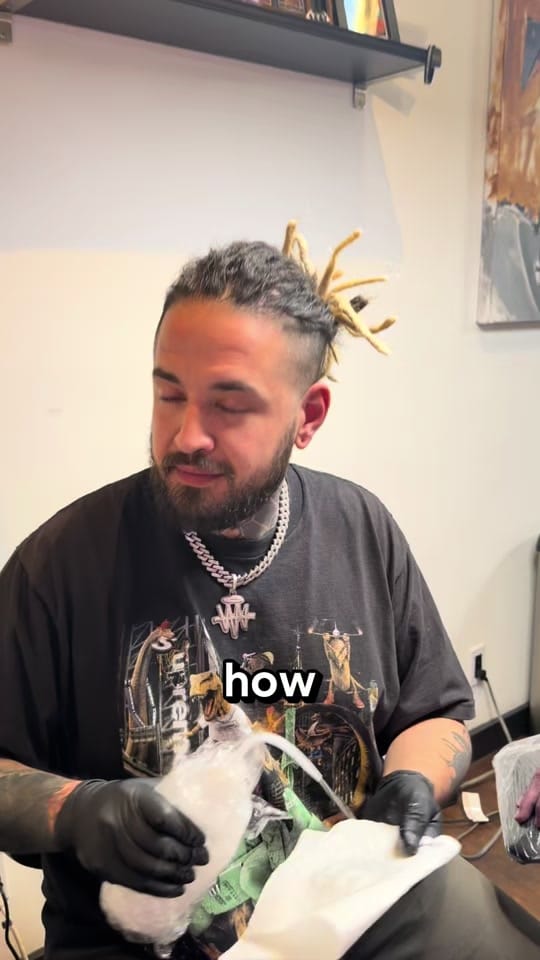 Post 8 by Supreme Drone Tattoo Artist LA on TikTok (video)