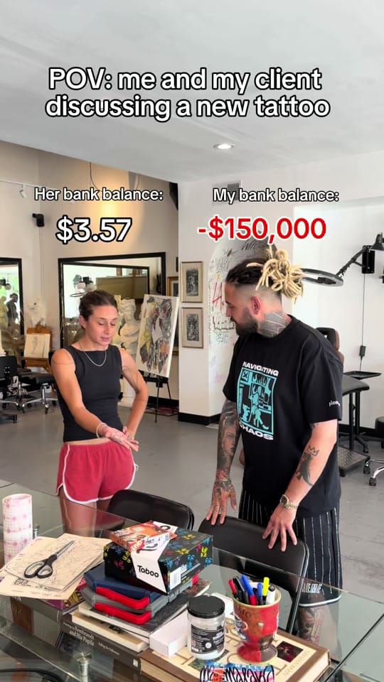 Post 3 by Supreme Drone Tattoo Artist LA on TikTok (video)