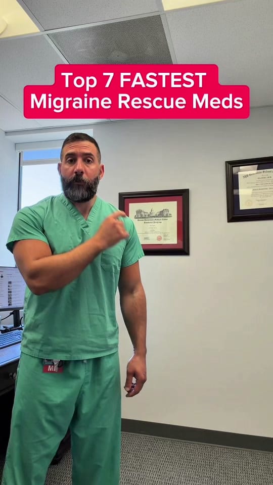 Post 8 by Dr Painkiller: Migraine & Pain on TikTok (video)