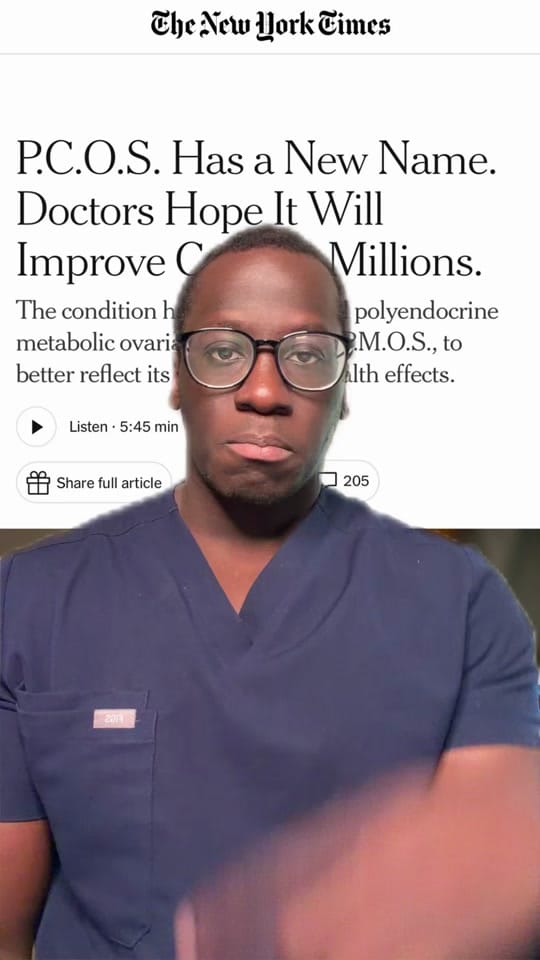 Post 1 by Joel Bervell, MD on TikTok (video)