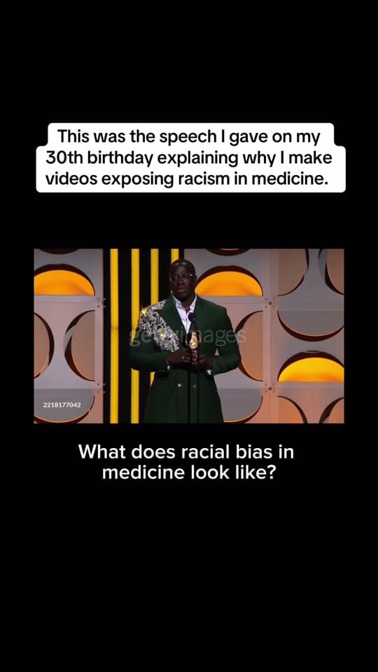 Post 6 by Joel Bervell, MD on TikTok (video)