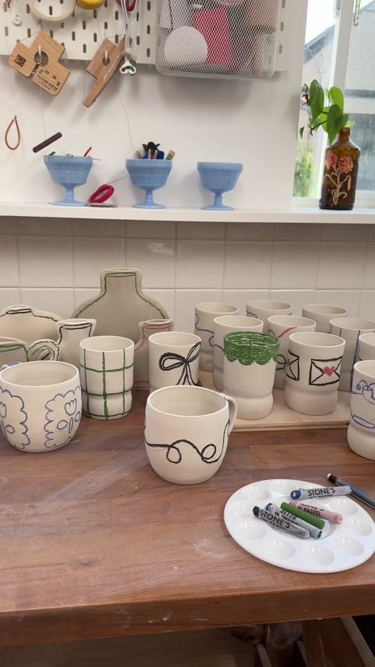 Post 6 by Cedar Sun Ceramics on TikTok (video)