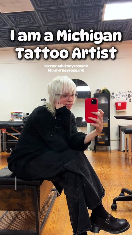 Post 2 by Whitney Rose | Tattoo Artist on TikTok (video)