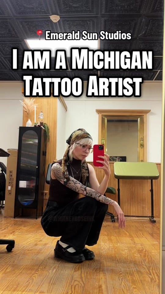 Post 3 by Whitney Rose | Tattoo Artist on TikTok (video)
