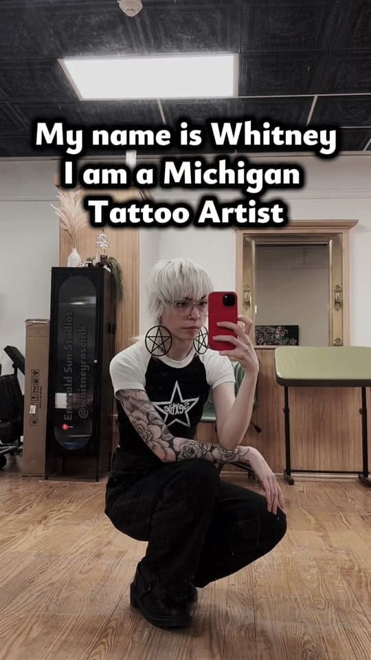 Post 4 by Whitney Rose | Tattoo Artist on TikTok (video)