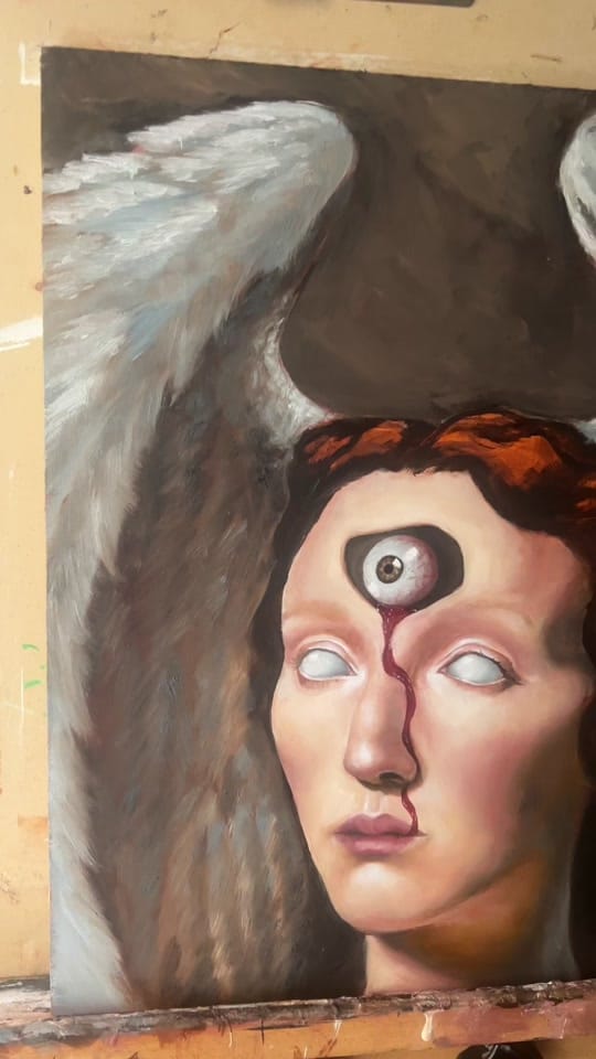 Post 1 by Ezra| Oil Painter on TikTok (video)