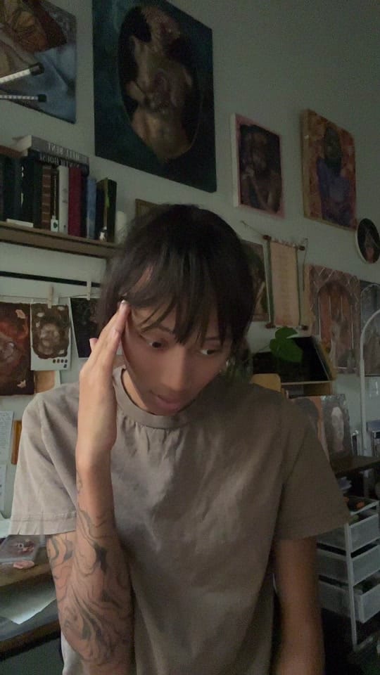 Post 6 by Ezra| Oil Painter on TikTok (video)