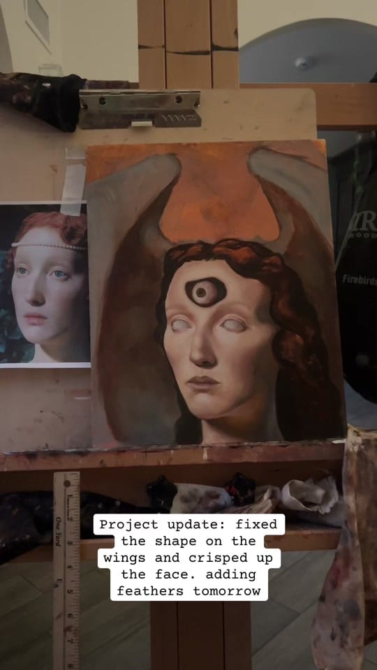 Post 5 by Ezra| Oil Painter on TikTok (video)