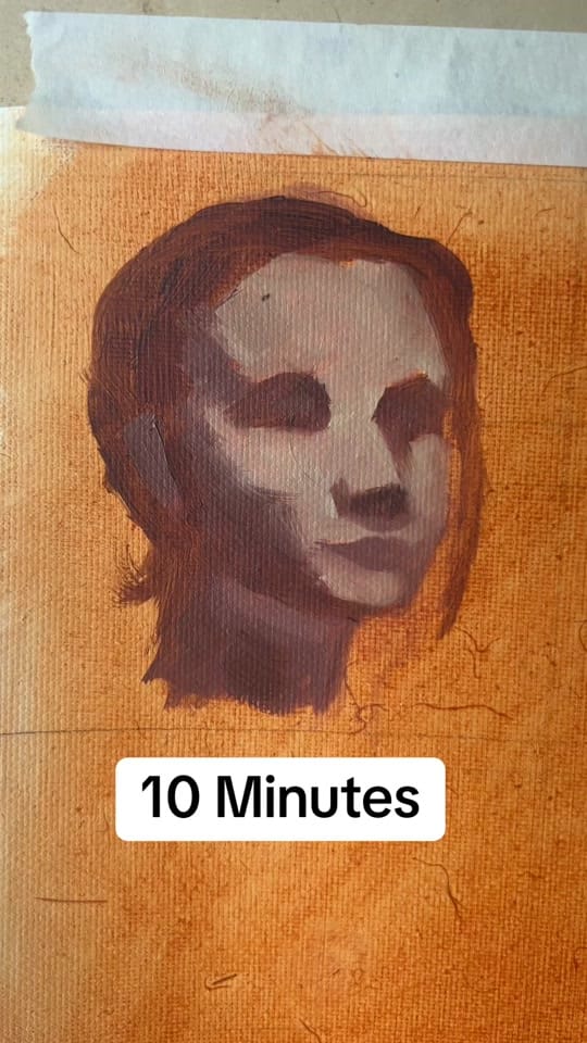 Post 10 by Ezra| Oil Painter on TikTok (video)