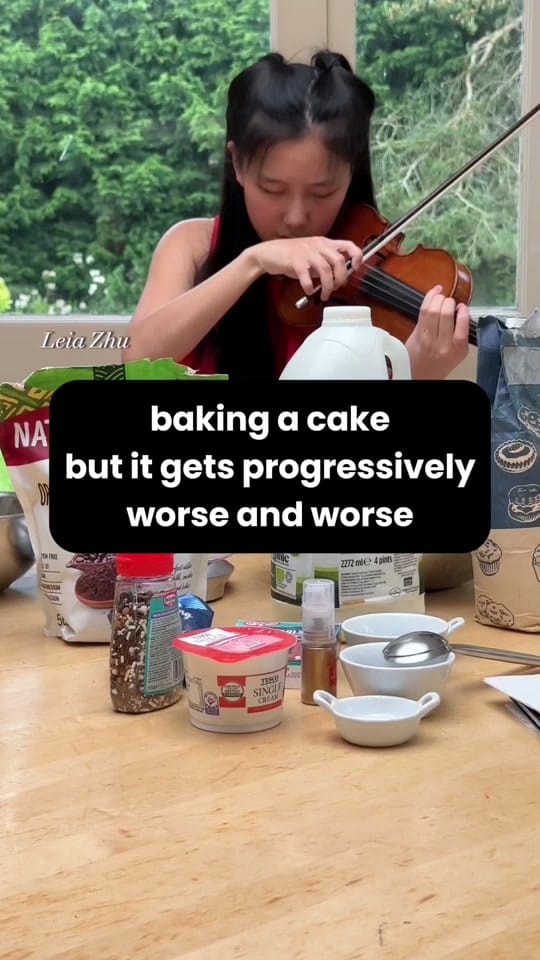 Post 8 by Violinist Leia Zhu on TikTok (video)