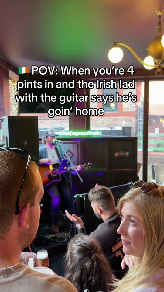 Post 4 by Mike Peyton Irish Musician on TikTok (video)