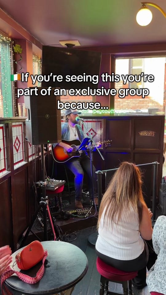 Post 9 by Mike Peyton Irish Musician on TikTok (video)