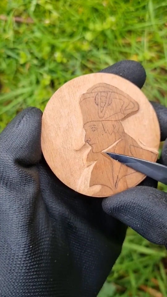 Post 6 by Wood Carving Art on TikTok (video)
