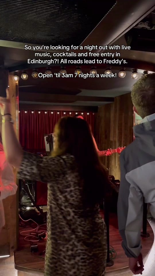 Post 3 by Freddys Edinburgh on TikTok (video)