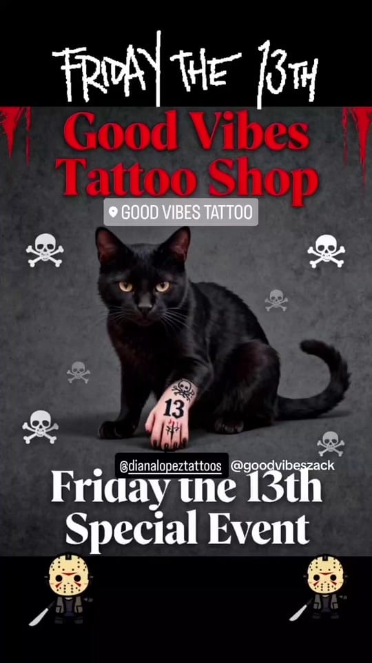 Post 4 by Good Vibes Tattoo Shop on TikTok (video)
