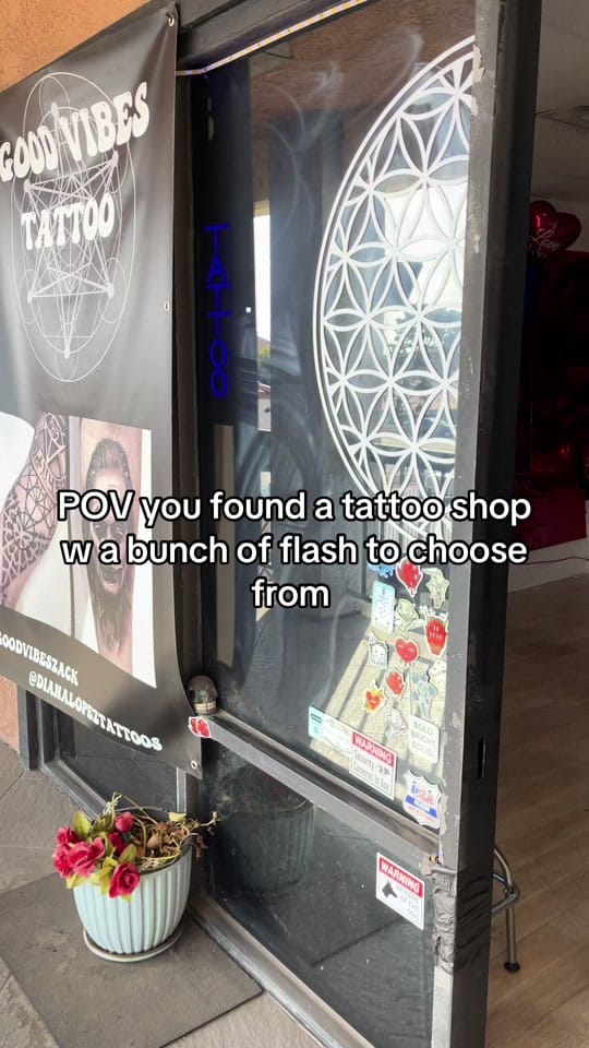 Post 7 by Good Vibes Tattoo Shop on TikTok (video)