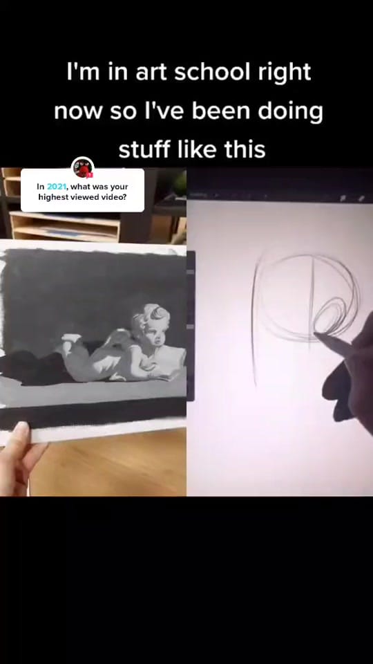 Post 7 by Mithrilda Artist & Oil Painter on TikTok (video)