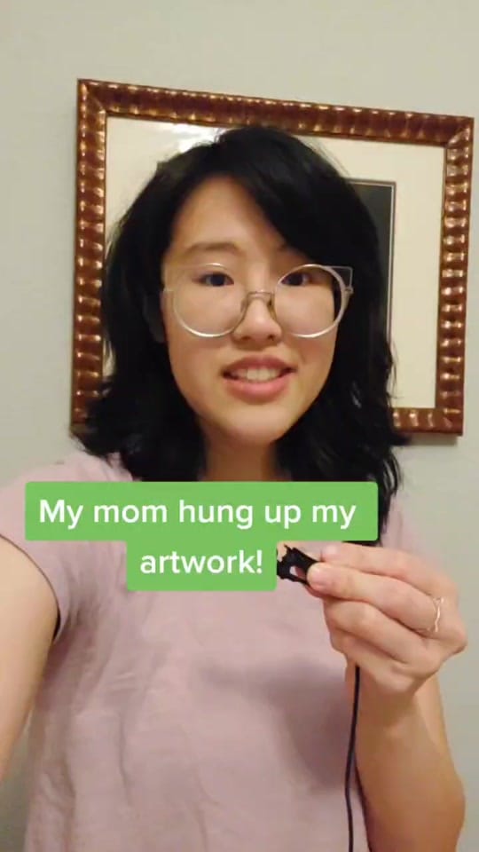 Post 3 by Mithrilda Artist & Oil Painter on TikTok (video)
