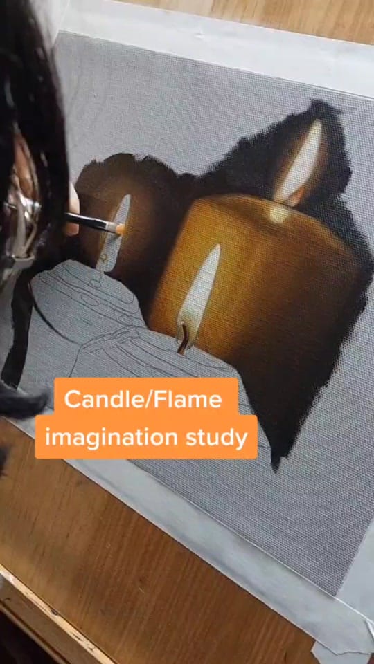 Post 10 by Mithrilda Artist & Oil Painter on TikTok (video)