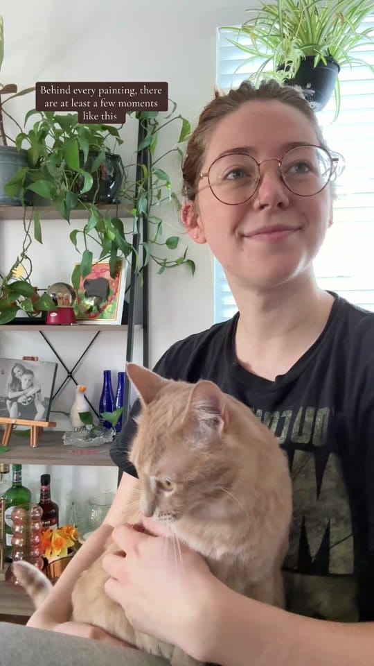 Post 3 by emily | gouache artist on TikTok (video)