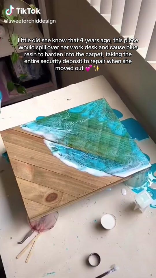 Post 1 by emily | gouache artist on TikTok (video)