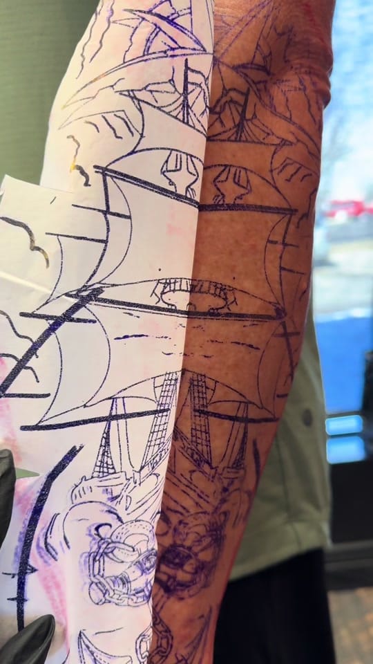 Post 6 by Florida tattoo artist on TikTok (video)