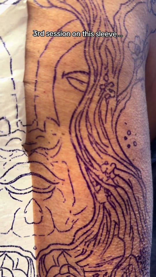 Post 1 by Florida tattoo artist on TikTok (video)