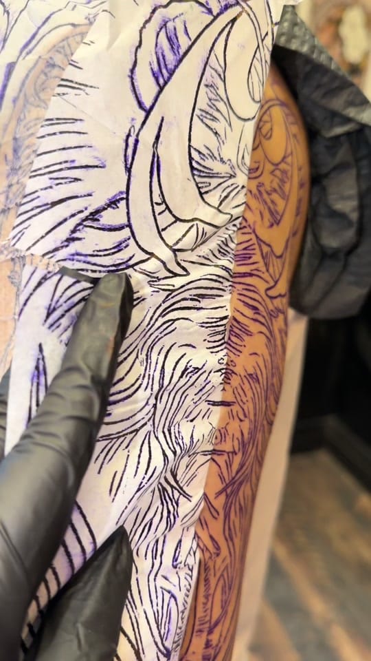 Post 5 by Florida tattoo artist on TikTok (video)