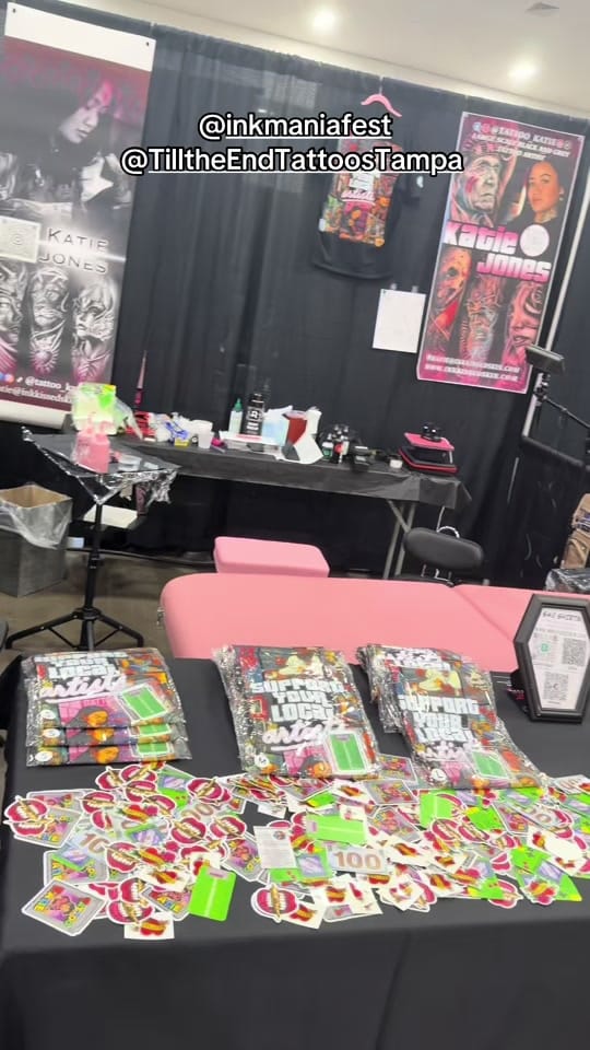 Post 7 by Florida tattoo artist on TikTok (video)