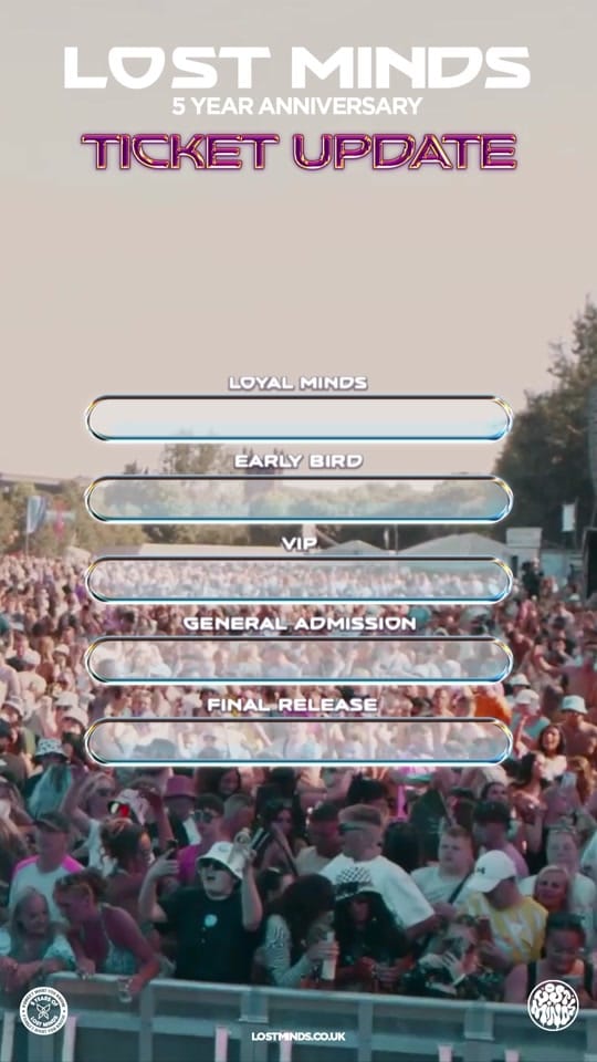 Post 5 by Lost Minds Festival on TikTok (video)