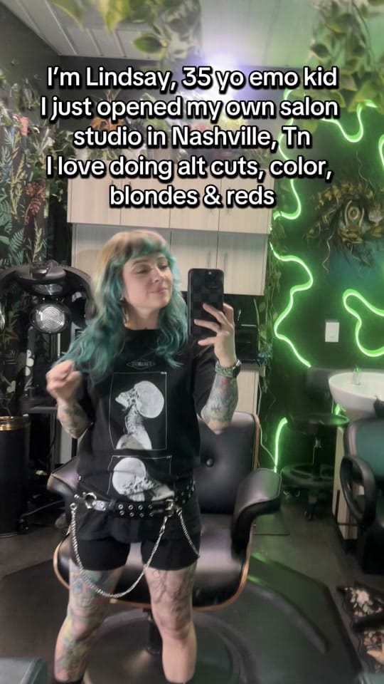 Post 10 by Lindz Nash Alt Hairstylist on TikTok (video)