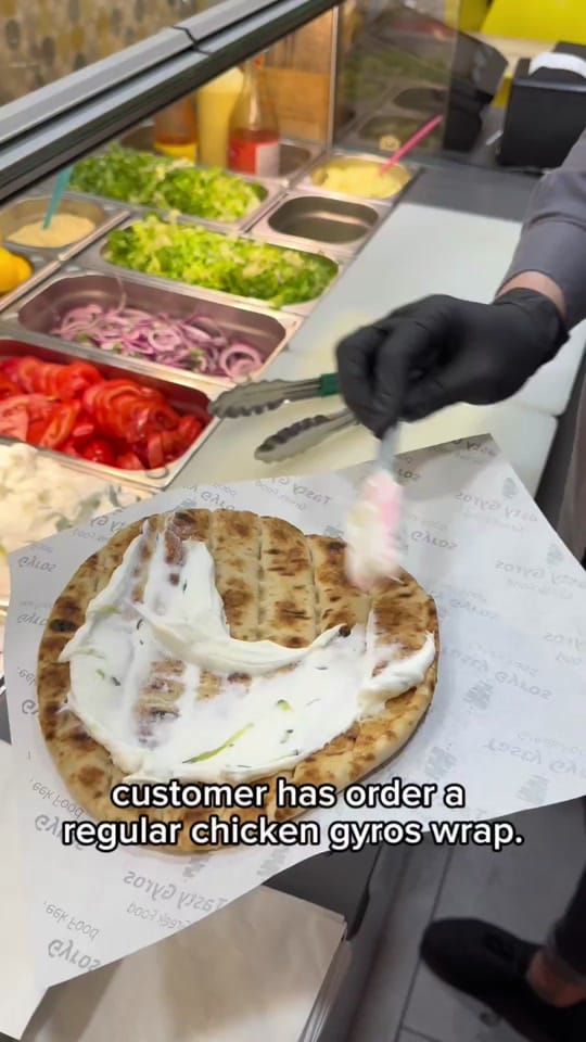 Post 10 by Tasty Gyros London on TikTok (video)