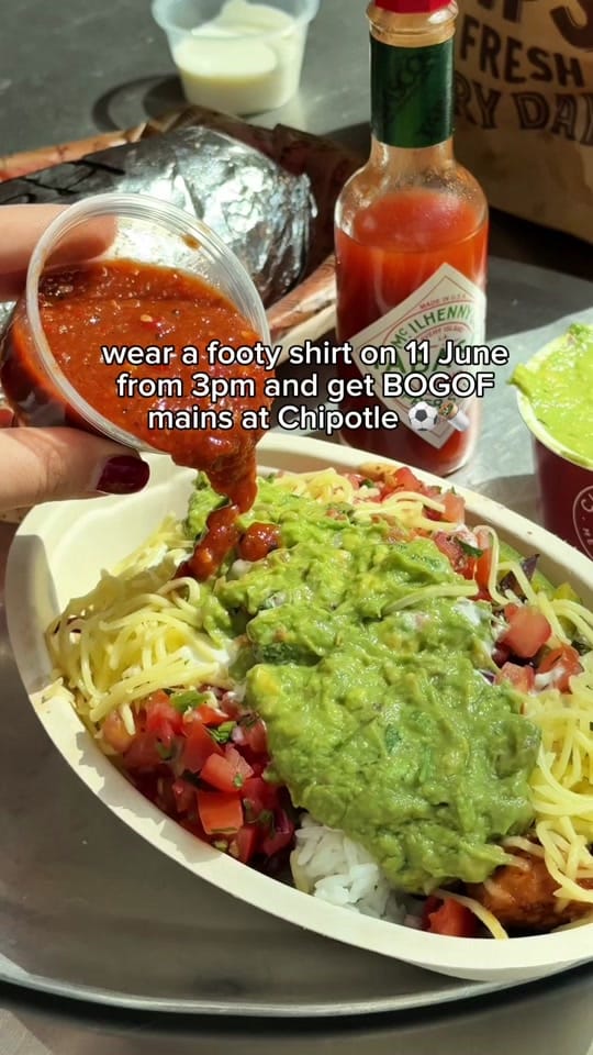 Post 2 by ChipotleUK on TikTok (video)