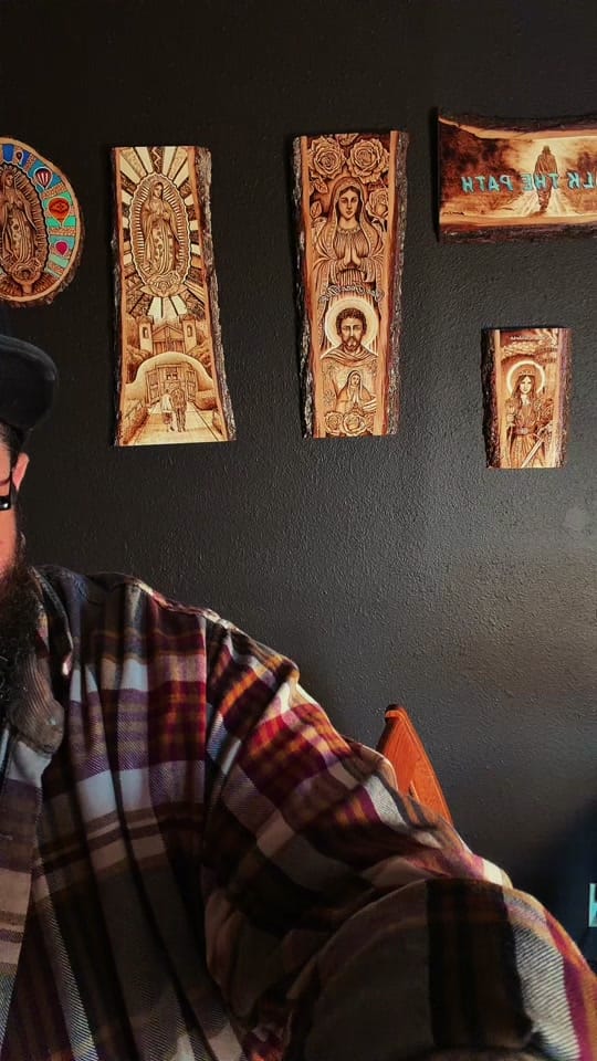 Post 4 by Ambrosio Pyrography Art on TikTok (video)