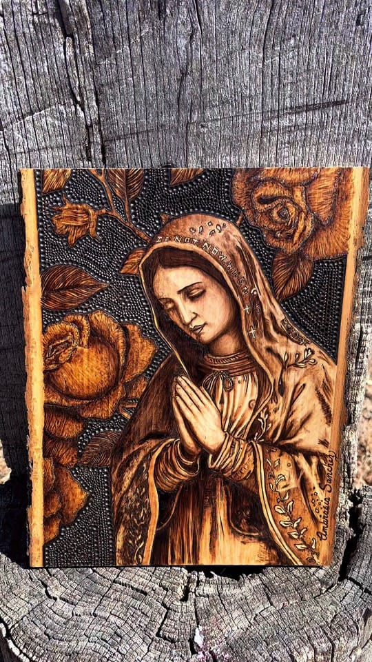 Post 8 by Ambrosio Pyrography Art on TikTok (video)