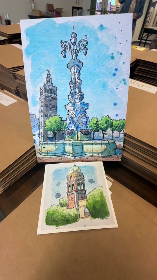 Post 1 by theodavisart on TikTok (video)