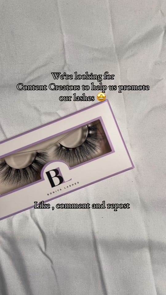 Post 1 by Bonita Lashes LLC on TikTok (video)
