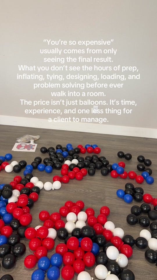 Post 1 by Taj.balloons on TikTok (video)