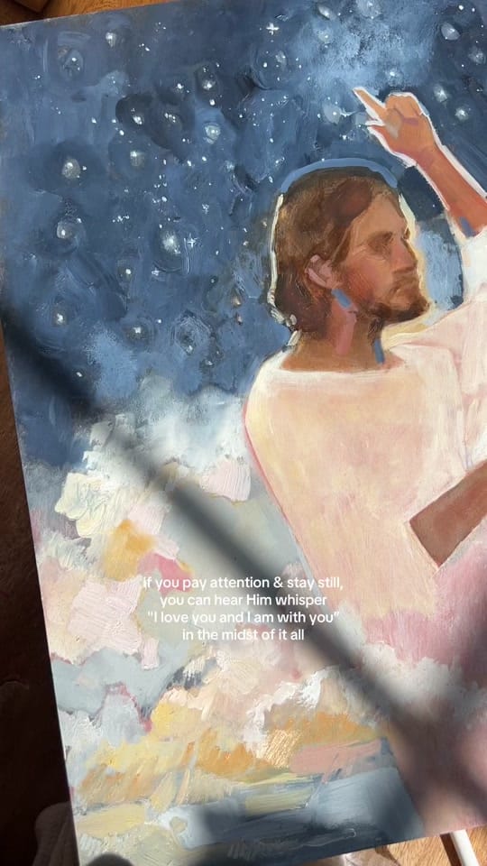 Post 1 by Amber 💌 artist & mom on TikTok (video)