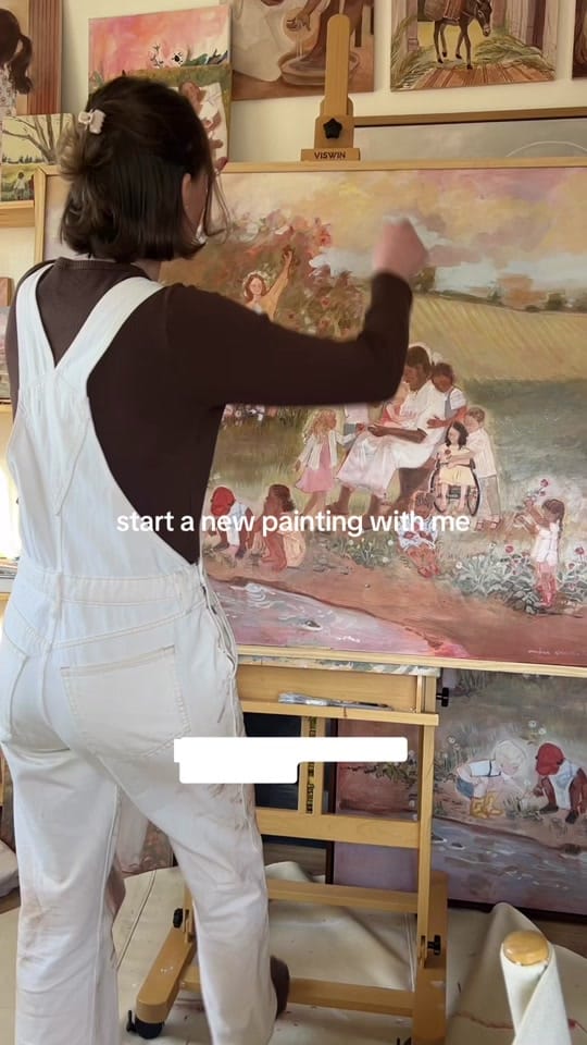 Post 5 by Amber 💌 artist & mom on TikTok (video)