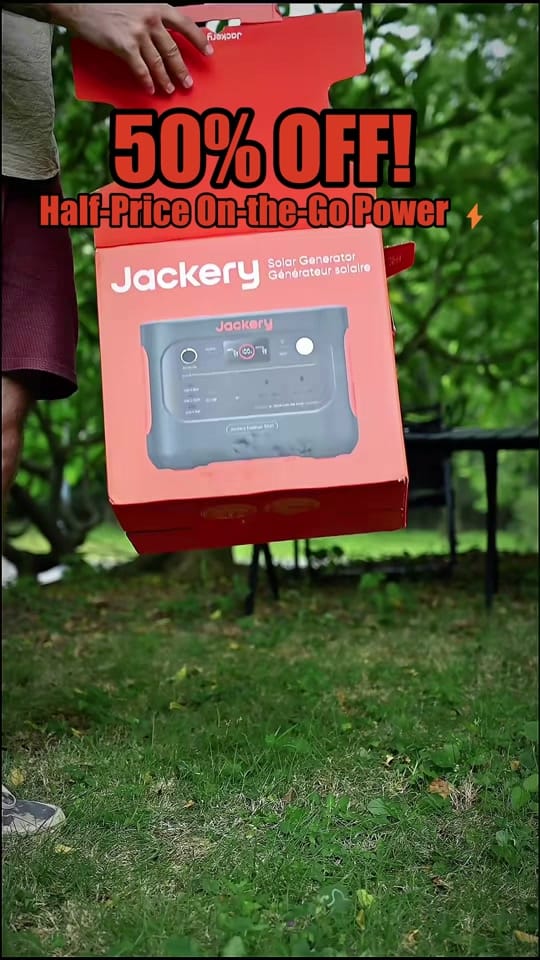 Post 4 by Jackery Store UK on TikTok (video)