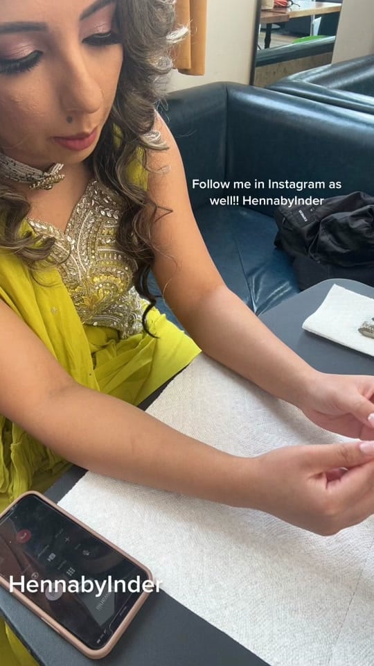 Post 8 by HennabyInder on TikTok (video)