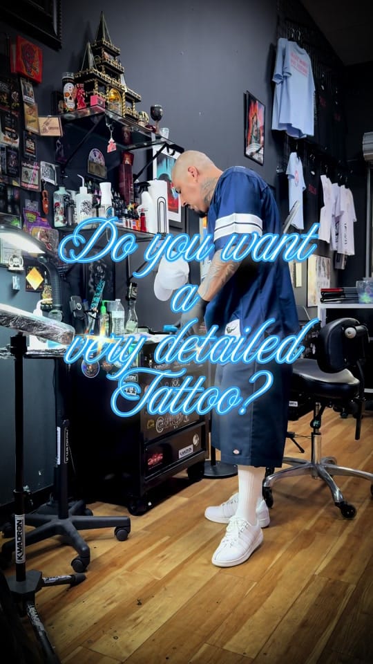 Post 1 by Javier Rob (Tattoo Artist) on TikTok (video)