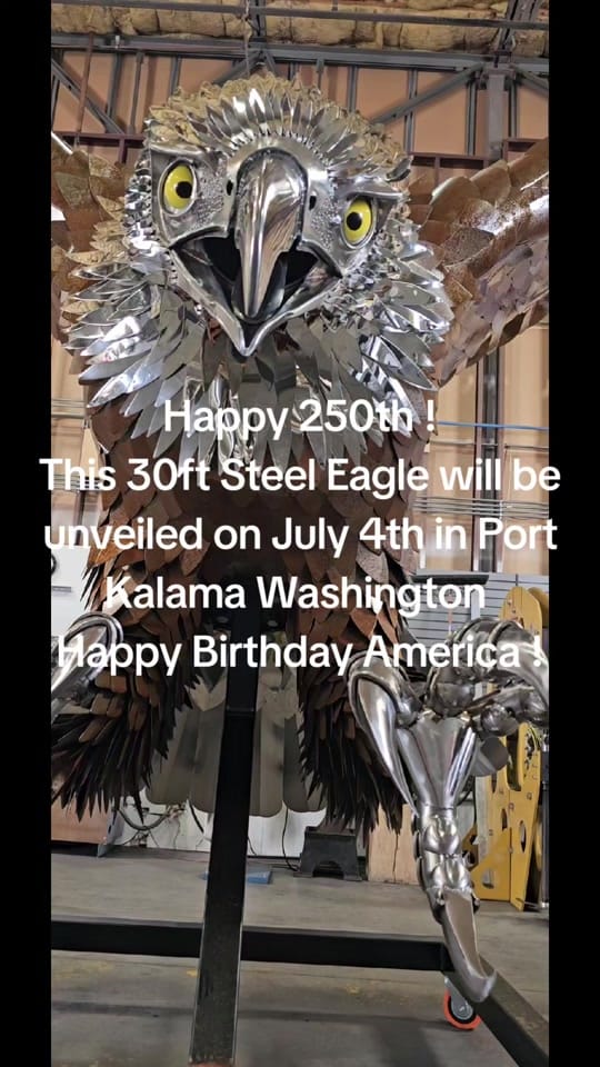 Post 1 by metal_sculptor_kevin_stone on TikTok (video)
