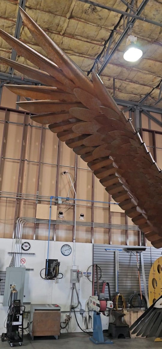Post 2 by metal_sculptor_kevin_stone on TikTok (video)