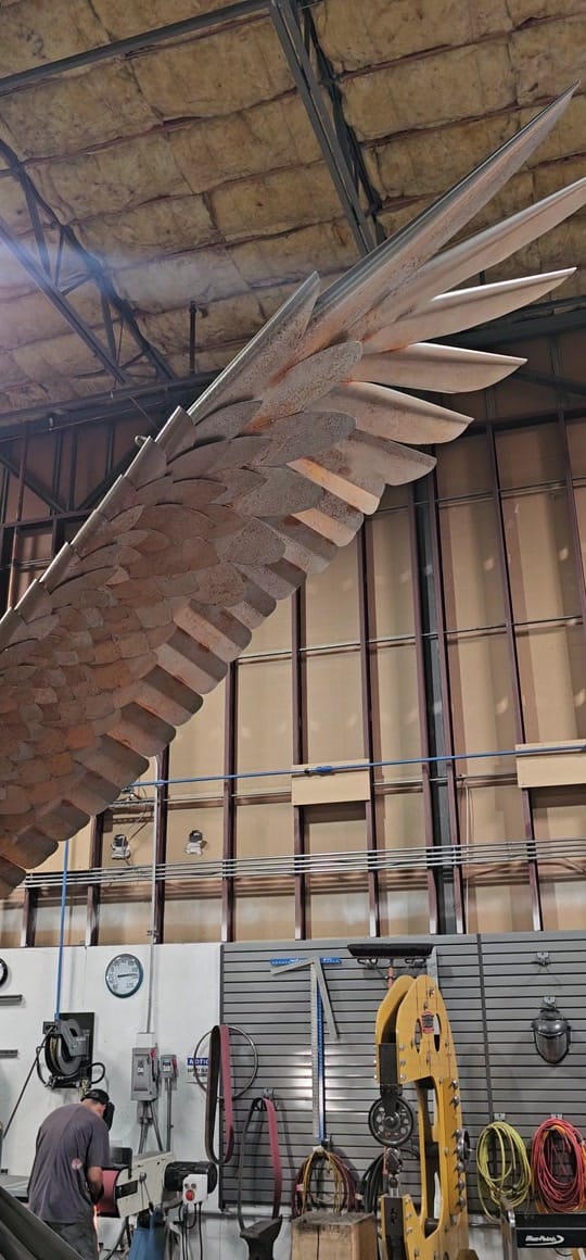 Post 5 by metal_sculptor_kevin_stone on TikTok (video)