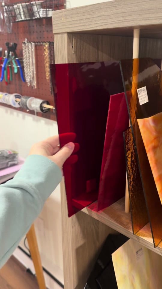 Post 8 by mindy @ ember isle glass on TikTok (video)