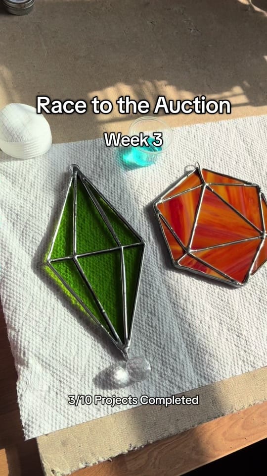 Post 7 by mindy @ ember isle glass on TikTok (video)