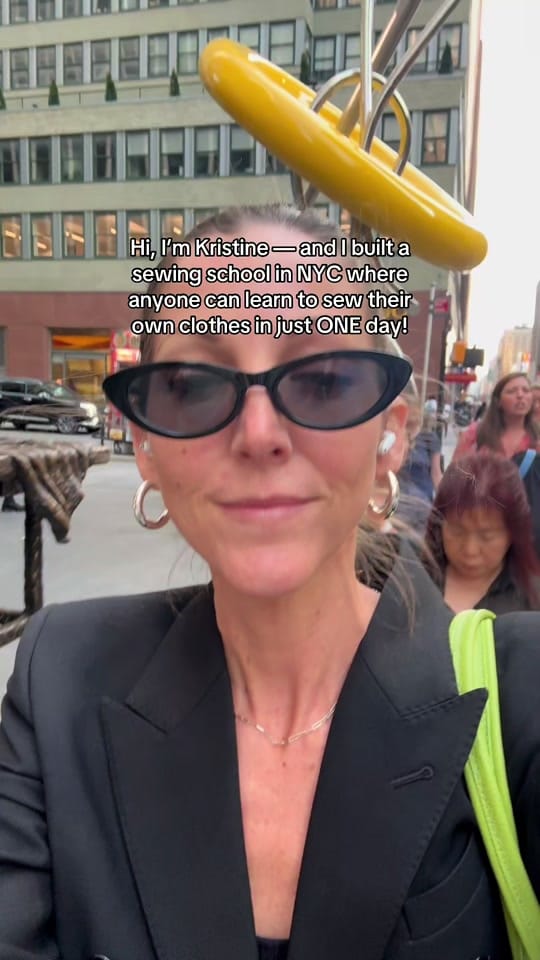 Post 8 by The New York Sewing Center on TikTok (video)